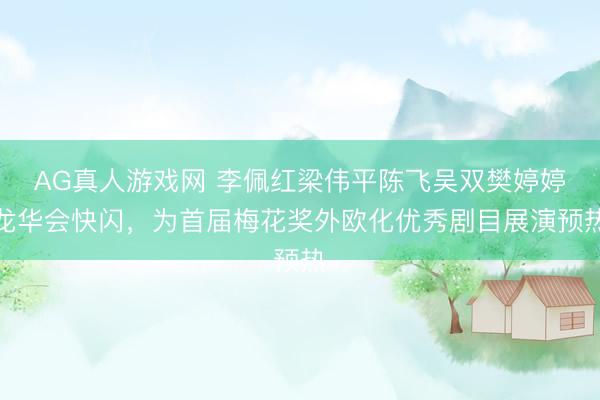 AG真人游戏网 李佩红梁伟平陈飞吴双樊婷婷龙华会快闪，为首届梅花奖外欧化优秀剧目展演预热